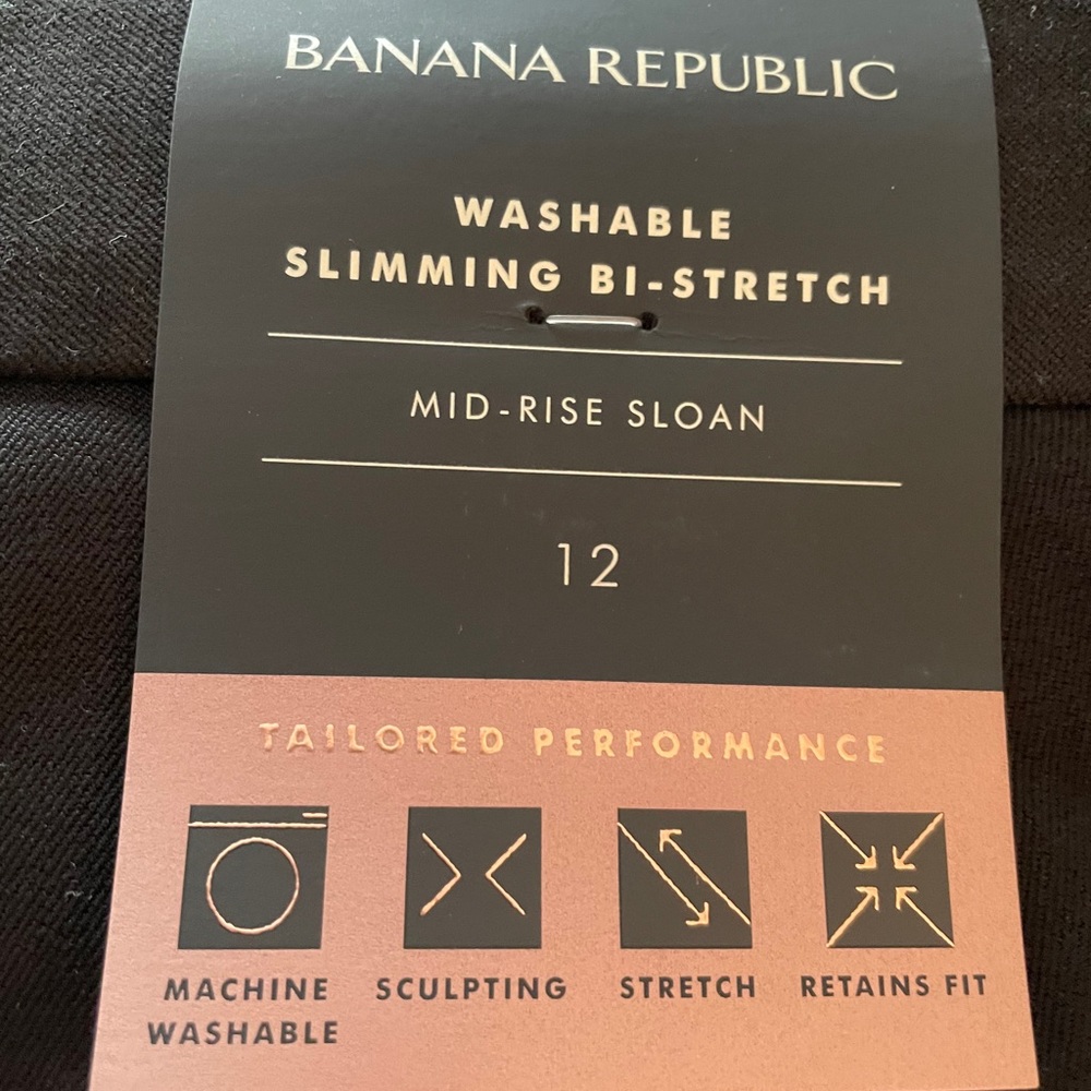 BANANA REPUBLIC SLOAN STRETCH PANTS